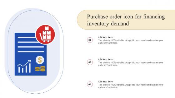 Purchase Order Icon For Financing Inventory Demand