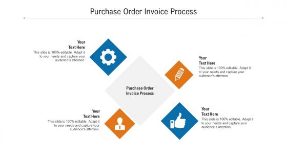 Purchase order invoice process ppt powerpoint presentation infographics shapes cpb