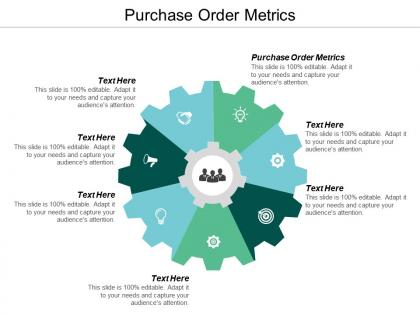 Purchase order metrics ppt powerpoint presentation icon information cpb