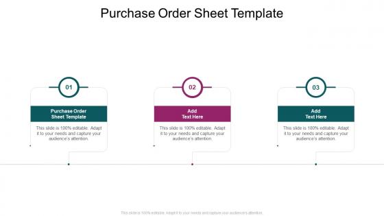 Purchase Order Sheet Template In Powerpoint And Google Slides Cpb