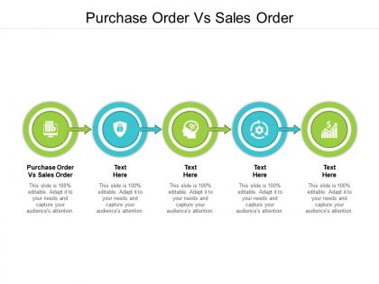 Purchase order vs sales order ppt powerpoint presentation portfolio influencers cpb