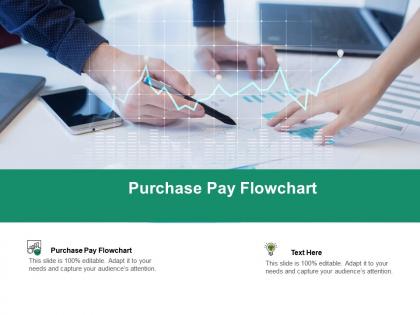 Purchase pay flowchart ppt powerpoint presentation infographics file formats cpb