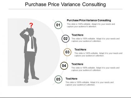 Purchase price variance consulting ppt powerpoint presentation ideas good cpb