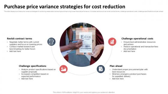 Purchase Price Variance Strategies For Cost Reduction