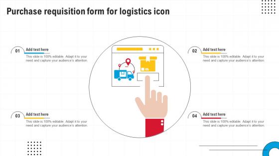 Purchase Requisition Form For Logistics Icon