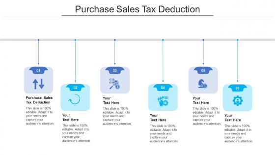 Purchase sales tax deduction ppt powerpoint presentation professional rules cpb