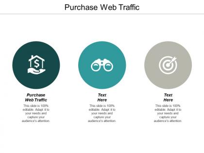 Purchase web traffic ppt powerpoint presentation infographic template examples cpb