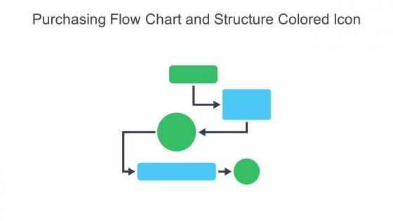 Purchasing Flow Chart And Structure Colored Icon In Powerpoint Pptx Png And Editable Eps Format