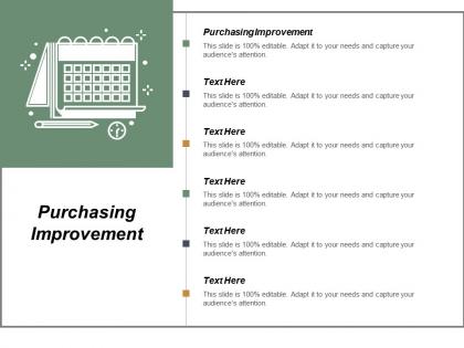 Purchasing improvement ppt powerpoint presentation inspiration show cpb