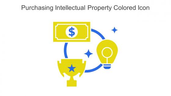 Purchasing Intellectual Property Colored Icon In Powerpoint Pptx Png And Editable Eps Format