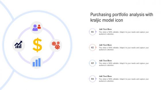 Purchasing Portfolio Analysis With Kraljic Model Icon