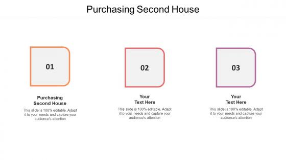 Purchasing second house ppt powerpoint presentation professional images cpb