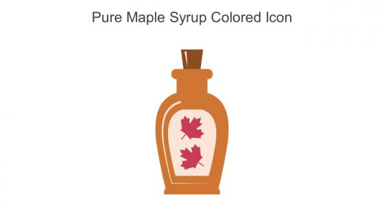 Pure Maple Syrup Colored Icon In Powerpoint Pptx Png And Editable Eps Format