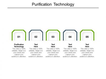 Purification technology ppt powerpoint presentation infographic template demonstration cpb