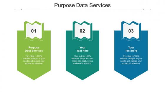 Purpose Data Services Ppt Powerpoint Presentation Model Shapes Cpb