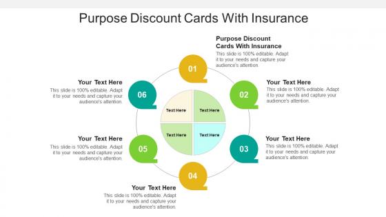 Purpose discount cards with insurance ppt powerpoint presentation outline demonstration cpb