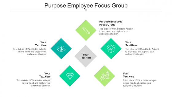 Purpose Employee Focus Group Ppt Powerpoint Presentation Pictures Elements Cpb
