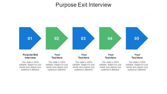 Purpose exit interview ppt powerpoint presentation styles aids cpb