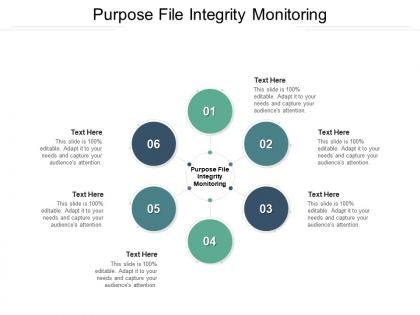 Purpose file integrity monitoring ppt powerpoint presentation inspiration model cpb