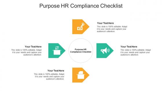 Purpose hr compliance checklist ppt powerpoint presentation pictures visuals cpb