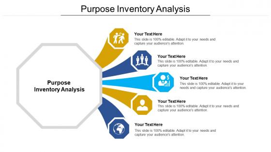 Purpose inventory analysis ppt powerpoint presentation portfolio maker cpb