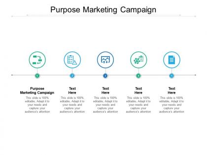 Purpose marketing campaign ppt powerpoint presentation styles portfolio cpb