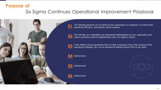 Purpose Of Six Sigma Continues Operational Improvement Playbook