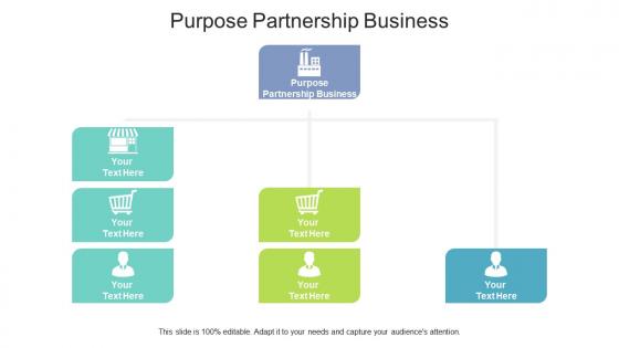 Purpose partnership business ppt powerpoint presentation infographic template show cpb