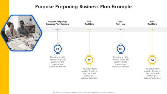 Purpose Preparing Business Plan Example In Powerpoint And Google Slides Cpb