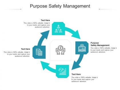 Purpose safety management ppt powerpoint presentation icon styles cpb