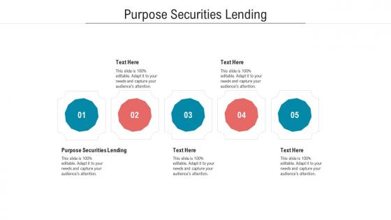 Purpose securities lending ppt powerpoint presentation icon mockup cpb