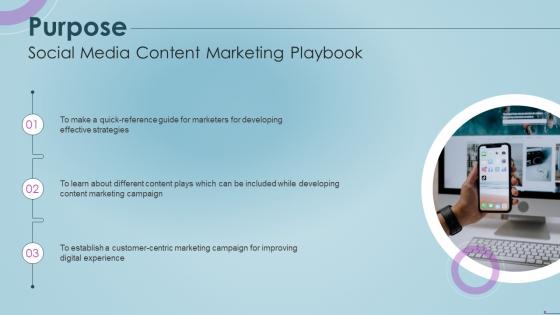 Purpose Social Media Content Marketing Playbook