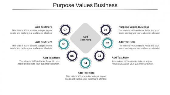 Purpose Values Business In Powerpoint And Google Slides Cpb