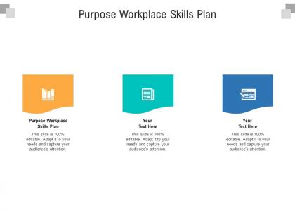 Purpose workplace skills plan ppt powerpoint presentation inspiration example topics cpb