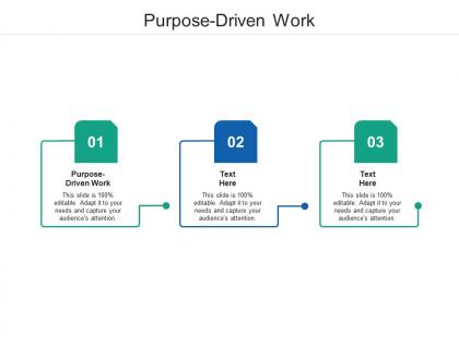 Purposedriven work ppt powerpoint presentation file layouts cpb