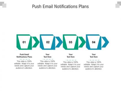 Push email notifications plans ppt powerpoint presentation file model cpb