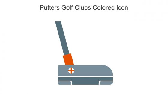 Putters Golf Clubs Colored Icon In Powerpoint Pptx Png And Editable Eps Format