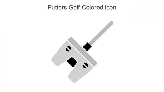 Putters Golf Colored Icon In Powerpoint Pptx Png And Editable Eps Format