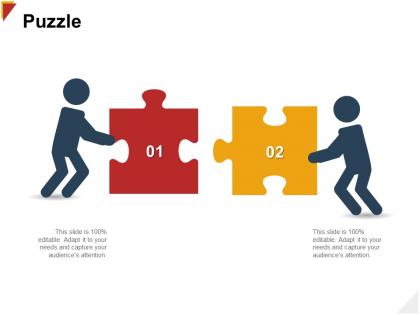 Puzzle attention h107 ppt powerpoint presentation file infographic template