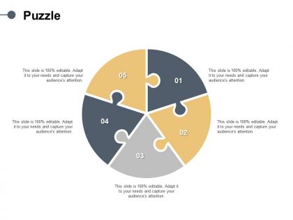Puzzle circular process ppt powerpoint presentation professional design inspiration