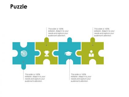Puzzle slide solution ppt powerpoint presentation infographics ideas