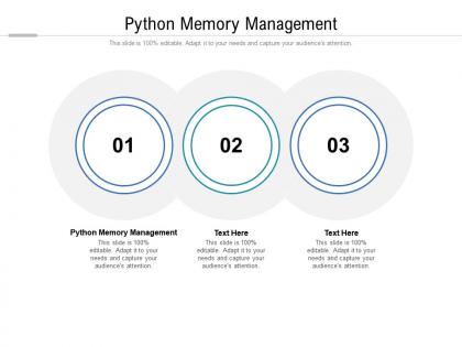Python memory management ppt powerpoint presentation portfolio graphics template cpb