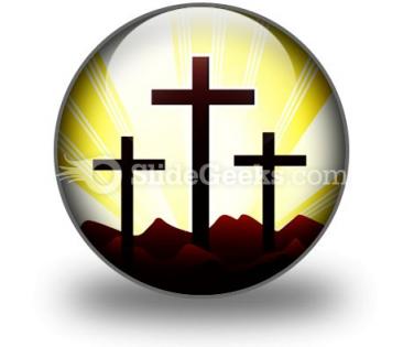 Cross religion ppt icon for ppt templates and slides c