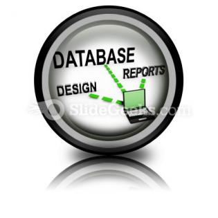 Database system powerpoint icon cc