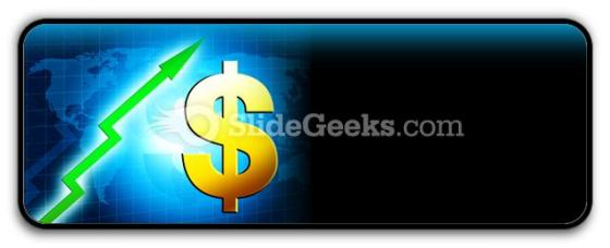 Dollar increasing value powerpoint icon r