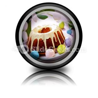 Easter cake powerpoint icon cc