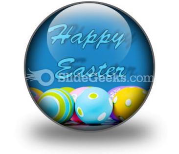 Easter eggs powerpoint icon c