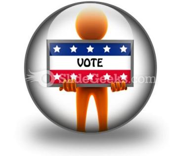 Election time powerpoint icon c
