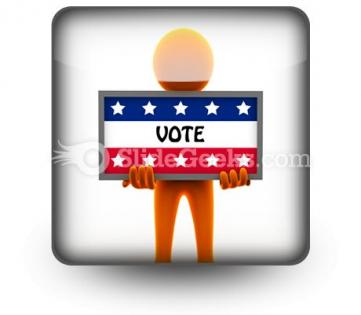 Election time powerpoint icon s