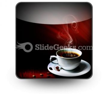 Hot coffee powerpoint icon s